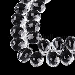 Transparent Glass Beads Strands&nbsp;GL-N005-02A-A01