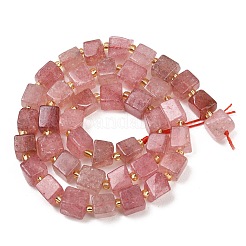 Natural Strawberry Quartz Beads Strands&nbsp;G-G053-B27-03
