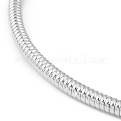 304 Stainless Steel Elasticity Necklaces&nbsp;NJEW-S433-01P