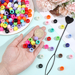 2Pcs Plastic Topsy Tail Hair Styling Braiding Tool&nbsp;OHAR-PA0001-05