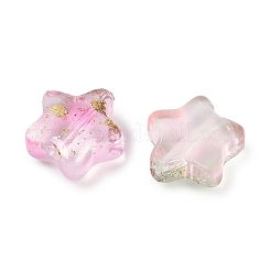Transparent Spray Painted Frosted Glass Beads&nbsp;X2-GLAA-NH0003-01A