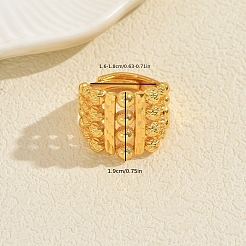 Hollow Geometric Adjustable Brass Finger Rings for Women&nbsp;KQ6993