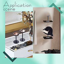 3Pcs 3 Sizes Acrylic Display Stand Risers&nbsp;ODIS-WH0025-86