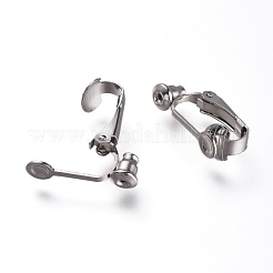 Brass Clip-on Earring Converters Findings&nbsp;KK-Q115-N