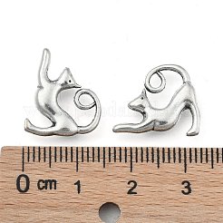 Tibetan Style Alloy Kitten Pendants&nbsp;TIBEP-A22092-AS-LF