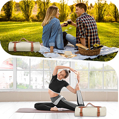 PU Leather Yoga Mat Carrying Strap&nbsp;AJEW-WH20816-170AB