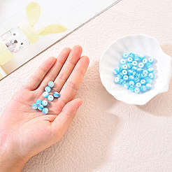 50Pcs Transparent Stripe Resin Beads&nbsp;RESI-YW0001-02E