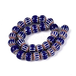 Handmade Millefiori Glass Rondelle Beads&nbsp;LA-UK0001-01