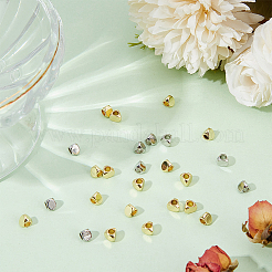 60Pcs 2 Colors Brass Spacer Beads&nbsp;KK-GO0001-36