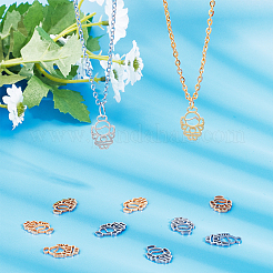 201 Stainless Steel Laser Cut Pendants&nbsp;STAS-UN0013-16