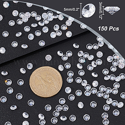 150Pcs Cubic Zirconia Cabochons&nbsp;ZIRC-PH0001-28