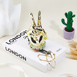 Resin Gesture Display Decorations&nbsp;DIY-WH0888-850