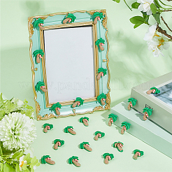 60Pcs Coconut Tree Resin Cabochons&nbsp;FIND-SC0024-03