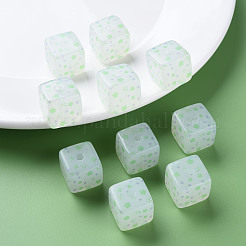Printed Acrylic Beads&nbsp;MACR-S374-11C-04