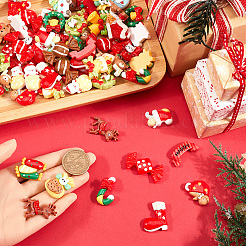 Christmas Opaque Resin Decoden Cabochons&nbsp;RESI-SP0001-03