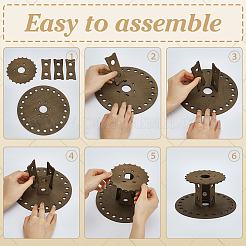 Wood Pen Holder&nbsp;AJEW-WH0554-24