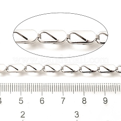 304 Stainless Steel Oval Link Chains&nbsp;CHS-H035-02A-P
