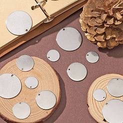 304 Stainless Steel Stamping Blank Tag Charms&nbsp;STAS-CJ0002-01
