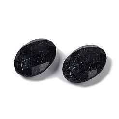 Synthetic Blue Goldstone Cabochons&nbsp;G-O175-15G-01