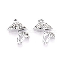 Rack Plating Alloy Rhinestone Pendants&nbsp;PALLOY-T091-27M-P