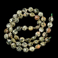 Natural Rhyolite Jasper Beads Strands&nbsp;G-K389-B87-01