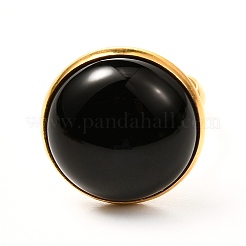 Half Round Mixed Gemstone Ring for Girl Women&nbsp;RJEW-JR00396
