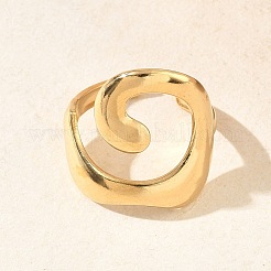 304 Stainless Steel Cuff Open Rings&nbsp;RJEW-G377-01G