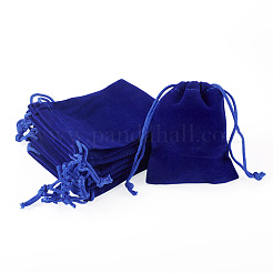 20Pcs Rectangle Velvet Drawstring Pouches&nbsp;TP-TA0001-03B