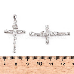 Rhodium Plated 925 Sterling Silver Pendants&nbsp;STER-T007-41P