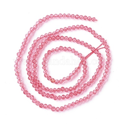 Transparent Glass Beads Strands&nbsp;GLAA-C019-01A-19-1