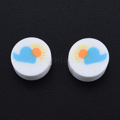 Handmade Polymer Clay Beads&nbsp;CLAY-N011-81C-1