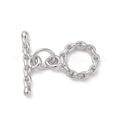 Brass Toggle Clasp&nbsp;KK-D289-53B-P-1
