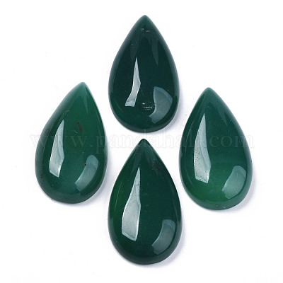 Natural Green Onyx Agate Cabochons&nbsp;G-N326-72I-1
