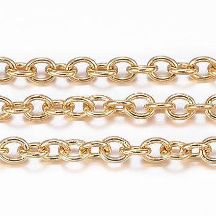 Ion Plating(IP) 304 Stainless Steel Cable Chains CHS-H009-04G-1