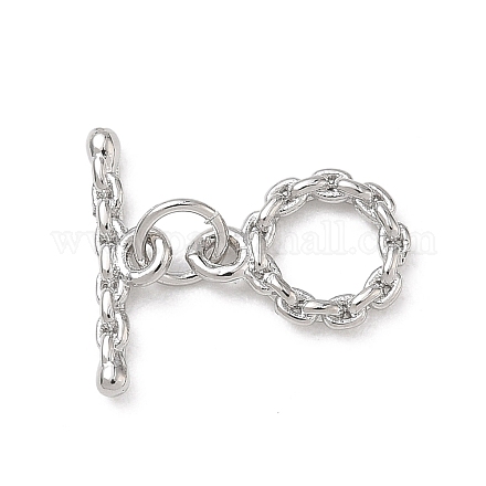 Brass Toggle Clasp KK-D289-53B-P-1