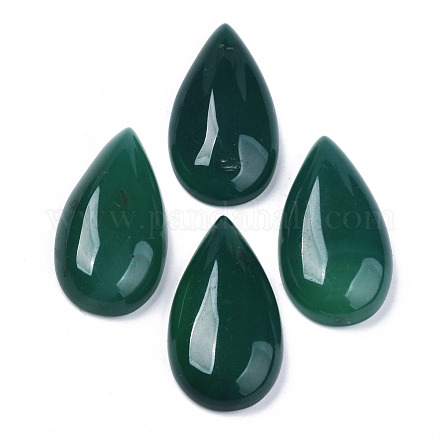 Natural Green Onyx Agate Cabochons&nbsp;G-N326-72I-1