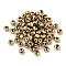Electroplate Glass Beads, Rondelle, BurlyWood, 6x4mm, Hole: 1.4mm, 100pcs/bag