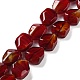 Handmade Gold Sand Lampwork Beads Strands&nbsp;LAMP-U001-01D-1
