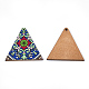 Printed Basswood Pendants&nbsp;WOOD-S045-013A-2