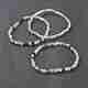 Natural Fluorite Beaded Stretch Bracelets&nbsp;BJEW-A117-A-38-1