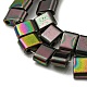 Electroplated Non-magnetic Synthetic Hematite Beads Strands&nbsp;G-C106-B02-05B-3