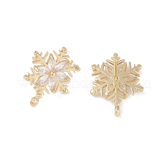Christmas Theme Brass Micro Pave Cubic Zirconia Stud Earring Findings&nbsp;LS-KK-Z065-11G