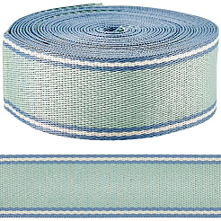  6.25 Yards Polycotton Striped Twill Ribbons&nbsp;SRIB-CY0001-09A