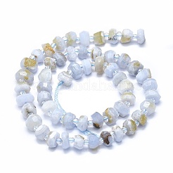 Natural Blue Lace Agate Beads Strands&nbsp;G-F715-032A