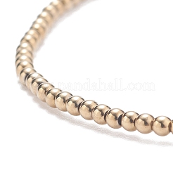 Glass Round Beaded Stretch Bracelet for Women&nbsp;BJEW-JB07911-02