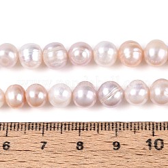 Natural Cultured Freshwater Pearl Beads Strands&nbsp;PEAR-T006-11