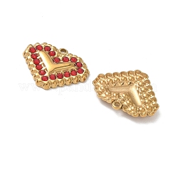 304 Stainless Steel Rhinestone Pendants&nbsp;RB-CBA7A56-01B-G