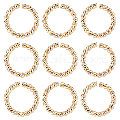 Long-Lasting Plated Brass Open Jump Rings&nbsp;KK-BC0001-15B