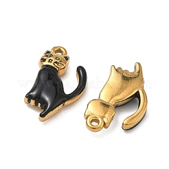 304 Stainless Steel Enamel Pendants&nbsp;STAS-F347-18G-02