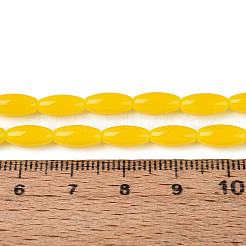 Imitation Jade Glass Beads Strands&nbsp;GLAA-T028-15J-03